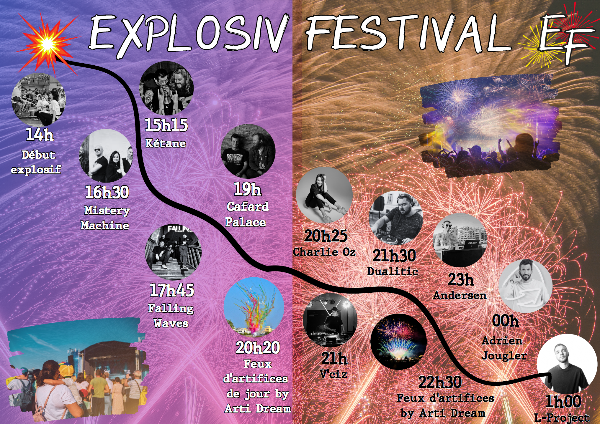Programme de l'Explosïv Festival